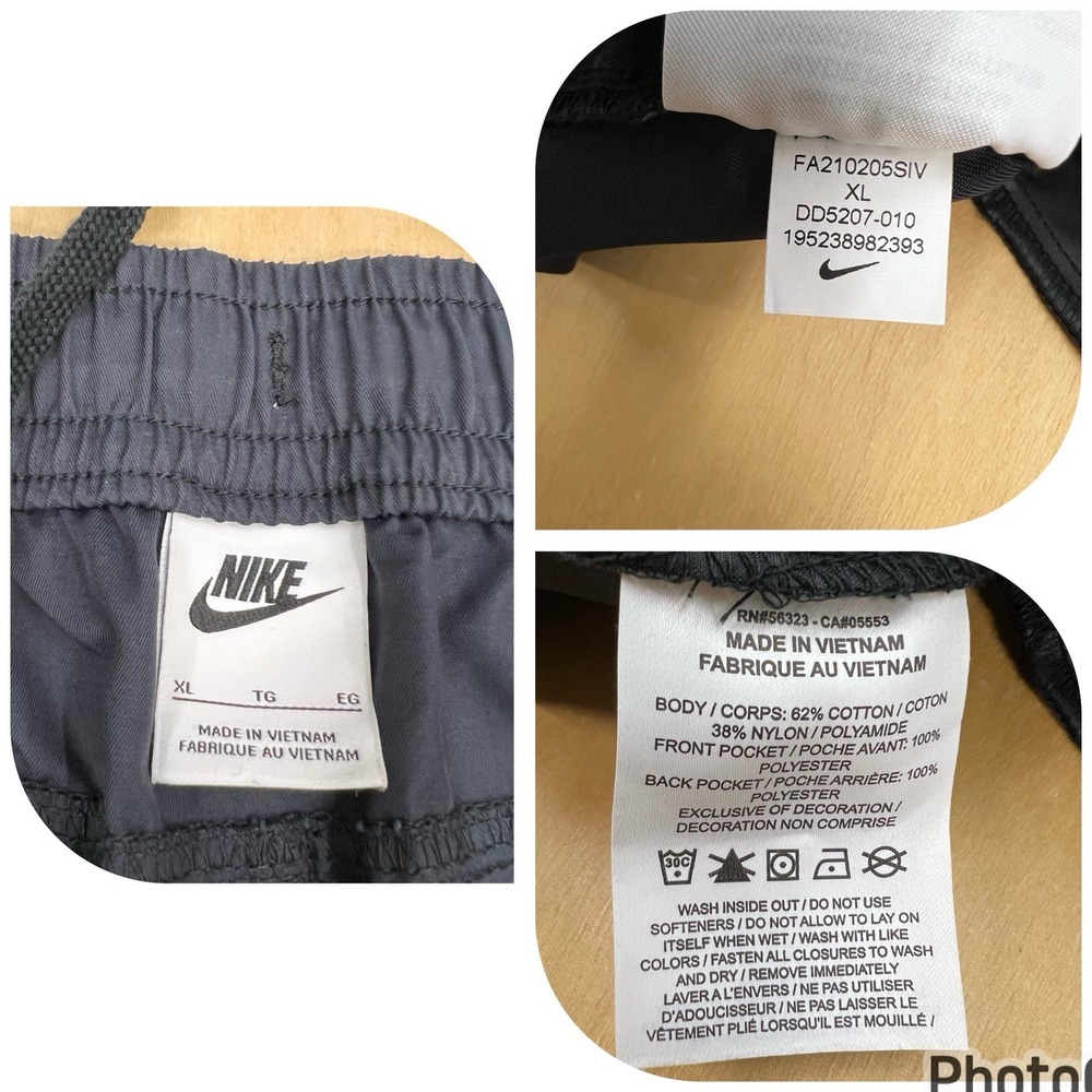 Nike Sportswear Utility Cargo Pants Joggers Mens Sz XL (Waist 34-36") Black - Picture 10 of 12